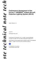 Performance Assessment of the Detect Harrier Xband Aircraft Detection Lighting System ADLS