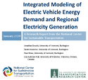 Integrated Modeling of Electric Vehicle Energy Demand and Regional Electricity Generation