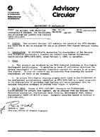 AC 150520027B the National Fire Protection Associations Standard for Airport Fire Fighter Professional Qualifications NFPA 10031978