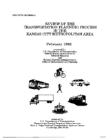 Review of the transportation planning process in the Kansas City metropolitan area