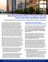 Relocating Homeless Resource Centers in Salt Lake County What Were the Mobility Impacts Brief