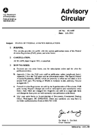 AC 0044FF Status of Federal Aviation Regulations
