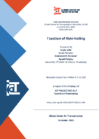 Taxation of RideHailing