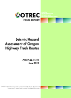 Seismic Hazard Assessment of Oregon Highway Truck Routes