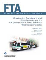 Conducting PreAward and PostDelivery Audits for Rolling Stock Procurements Best Practices Handbook for Recipients Auditors Manufacturers and Suppliers