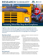 Increasing School Bus StopArm Compliance Research Summary