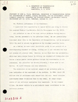 Statement of John A Volpe Secretary Department of Transportation before the Subcommittee on Energy Natural Resources and the Environment
