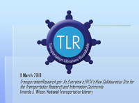 TransportationResearchgov An Overview of RITAs New Collaboration Site for the Transportation Research and Information Community