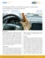 Investigating the Effects of Alcohol Consumption on Manual and Automated Driving A Systematic Review Brief