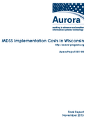 MDSS Implementation Costs in Wisconsin