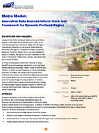 Metro Model Innovative Data Sources Inform Truck Tour Framework for Dynamic Portland Region