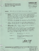 Circular re Grant Application Receipt and Approval Process Volume UMTA C 51001A