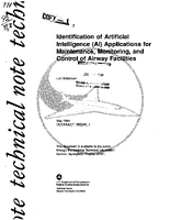 Identification of Artificial intelligence Ai Applications for Maintenance Monitoring and Control of Airway Facilities