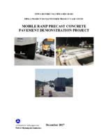 FHWA Project R05 IAP Funded Project Case Study Mobile Ramp Precast Concrete Pavement Demonstration Project