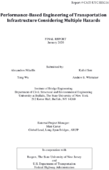 PerformanceBased Engineering of Transportation Infrastructure Considering Multiple Hazards