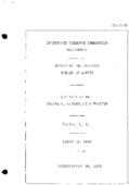 Interstate Commerce Commision Report of the Accident  Investigation Occuring on the DELAWARE LACKAWANNA AND WESTERN RAILROAD ELMIRA NY