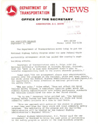 Department of Transportation News Releases for September 1969
