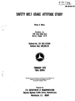 Safety Belt Usage Attitude Study