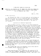 Interstate Commerce Commision Report of the Accident  Investigation Occuring on the BALTIMORE AND OHIO RAILROAD SAND PATCH PA