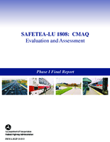 SAFETEALU 1808  CMAQ evaluation and assesment phase I final report
