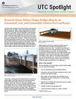 Research Shows Glulam Timber Bridges May Be an Economical Fast and Sustainable Solution for Local Roads