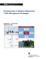 Developments in weather responsive traffic management strategies