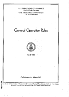 CAM 43 General Operation Rules 1955