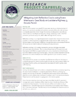 Mitigating Joint Reflective Cracks using Stone Interlayers  Case Study on Louisiana Highway 5 Desoto Parish  Research Project Capsule
