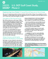 US DOT Gulf Coast Study Phase 2 Engineering Case Study 7 Coastal Tunnel Exposure to Storm Surge