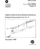 Urban Drainage Design Manual Hydraulic Engineering Circular 22