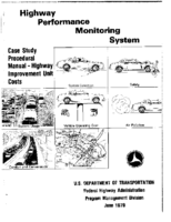 HPMS Case Study Procedural Manual  Highway Improvement Costs 1979