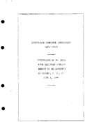 Interstate Commerce Commision Report of the Accident  Investigation Occuring on the ERIE RAILROAD GOSHEN NY