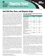 Seat Belt Use Race and Hispanic Origin Traffic Tech