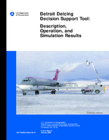 Detroit deicing decision support tool  description operation and simulation results