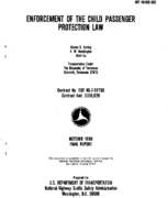 Enforcement of the Child Passenger Protection Law