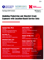 Modeling Pedestrian and Bicyclist Crash Exposure with LocationBased Service Data
