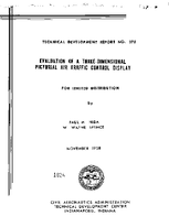 Evaluation of A ThreeDimensional Pictorial Air Traffic Control Display