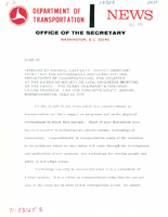 Remarks by Michael Cafferty Deputy Assistant Secretary for Environment and Urban Systems Department of Transportation for Delivery at the American Society of Civil Engineers Meeting