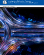 Investigation of Workflow Processes and Best Practices in Kentuckys CDL Program