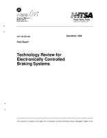 Technology Review For Electronically Controlled Braking Systems Final Report