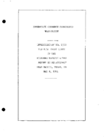 Interstate Commerce Commision Report of the Accident  Investigation Occuring on the GULF COAST LINES HARDIN TX