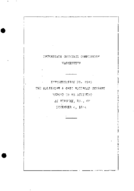 Interstate Commerce Commision Report of the Accident  Investigation Occuring on the BALTIMORE AND OHIO RAILROAD RIDGWAY PA