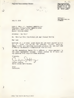 Letter re Universal Grant Resolution and Legal Counsel Opinion