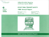 Heavy Rail Transit Safety 1988 Annual Report