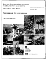 Geotechnical and Foundation Engineering Module 1  Subsurface Investigations