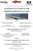 MASH 2016 Evaluation of the Modified Thrie Beam System