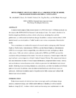 Development and Evaluation of a C1500 PickUp Truck Model for Roadside Hardware Impact Simulation