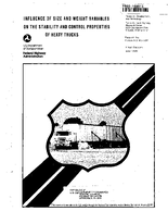 Influence of Size and Weight Variables on the Stability and Control Properties of Heavy Trucks