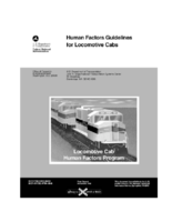 Human Factors Guidelines for Locomotive Cabs