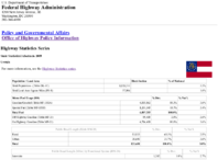 Highway Statistics Series State Statistical Abstracts 2009  Georgia